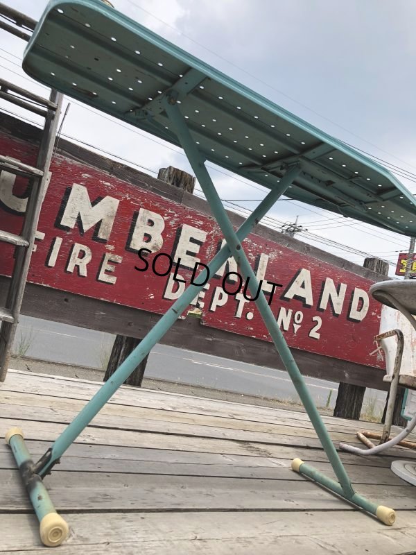 画像16: Vintage Metal Ironing Board Table (C078)
