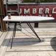 画像12: Vintage Metal Ironing Board Table (C079)