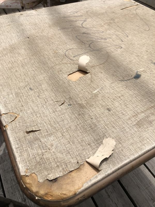 画像10: Vintage Metal Folding Table (C088)