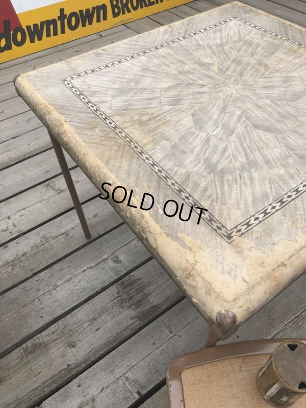 画像7: Vintage Metal Folding Table (C081)