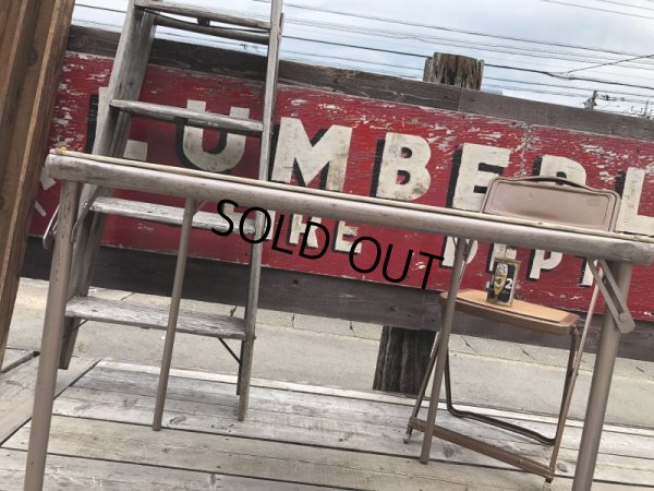 画像10: Vintage Metal Folding Table (C085)