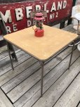 画像2: Vintage Metal Folding Table (C084) (2)