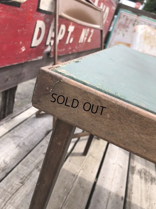 画像12: Vintage Wood Folding Table (C089)