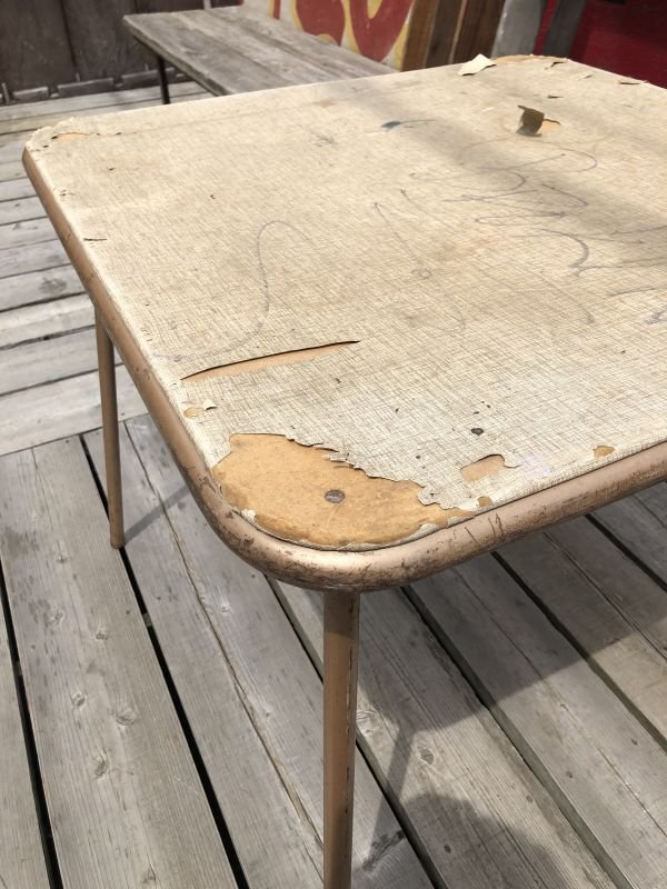 画像8: Vintage Metal Folding Table (C088)