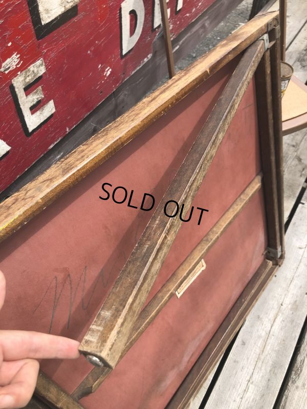 画像17: Vintage Wood Folding Table (C089)