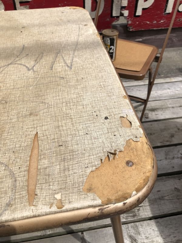 画像9: Vintage Metal Folding Table (C088)