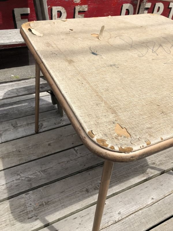 画像5: Vintage Metal Folding Table (C088)