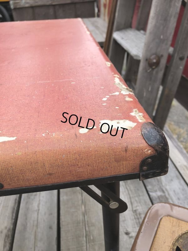 画像9: Vintage Metal Folding Table (C082)
