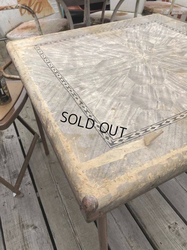 画像6: Vintage Metal Folding Table (C081)