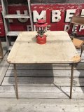 Vintage Metal Folding Table (C088)