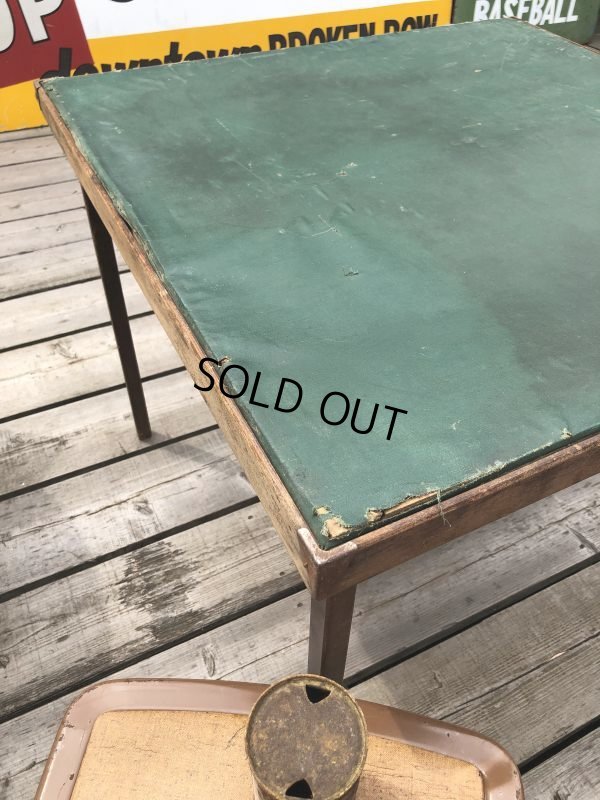 画像7: Vintage Wood Folding Table (C089)