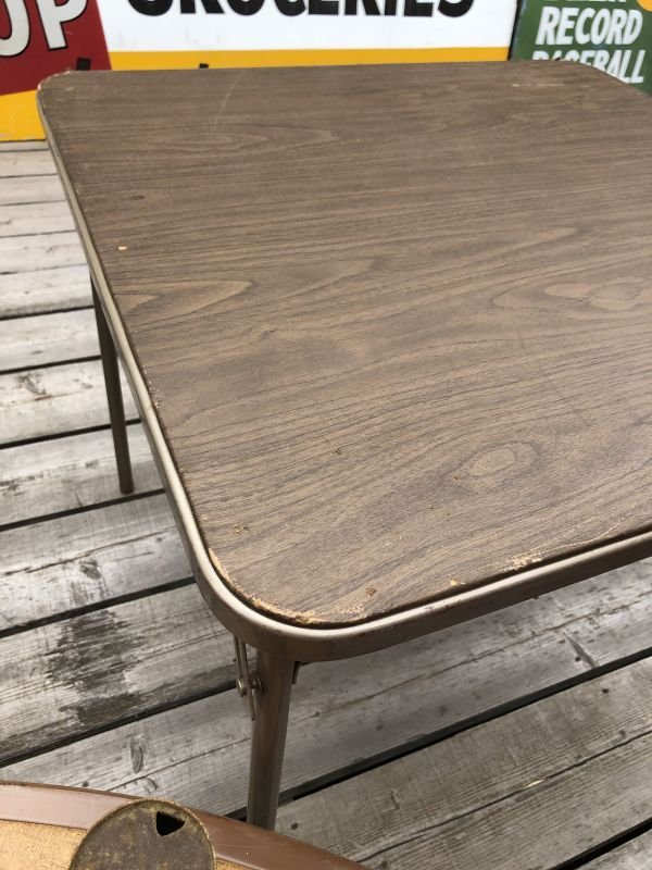 画像7: Vintage Metal Folding Table (C086)