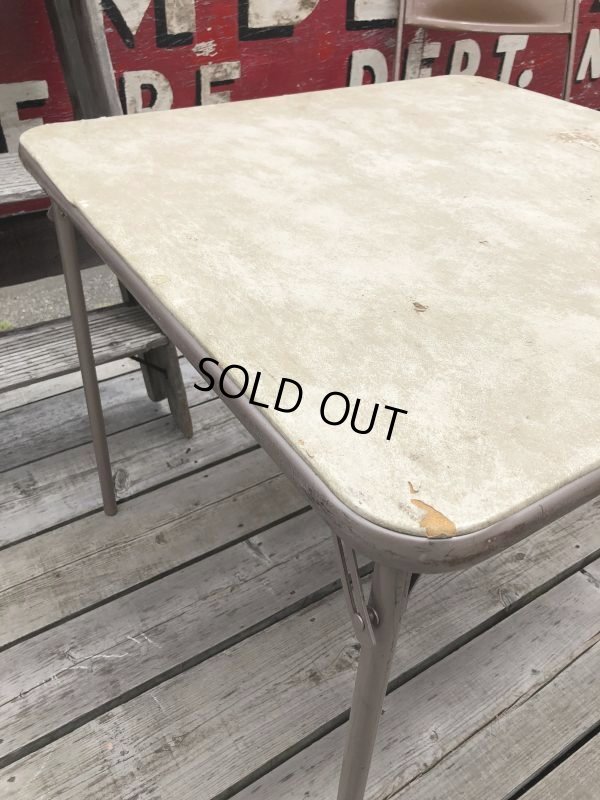 画像5: Vintage Metal Folding Table (C085)