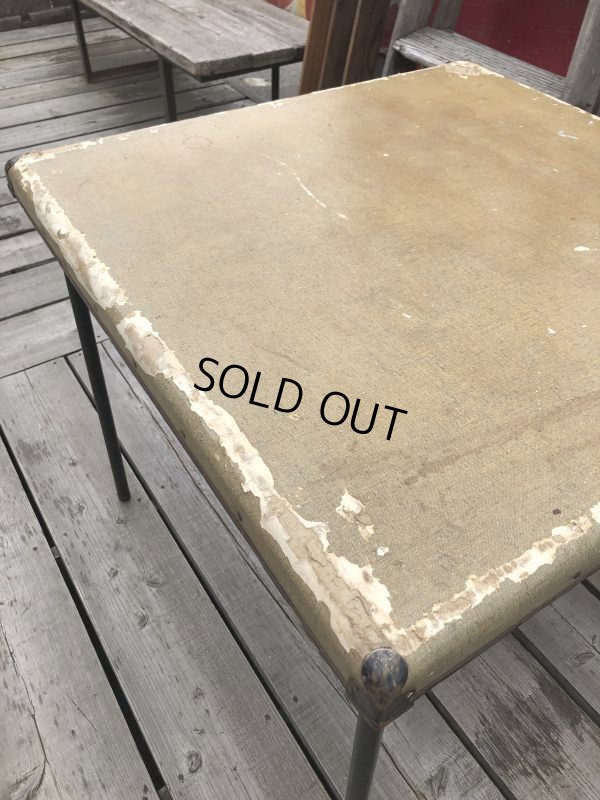 画像7: Vintage Metal Folding Table (C080)