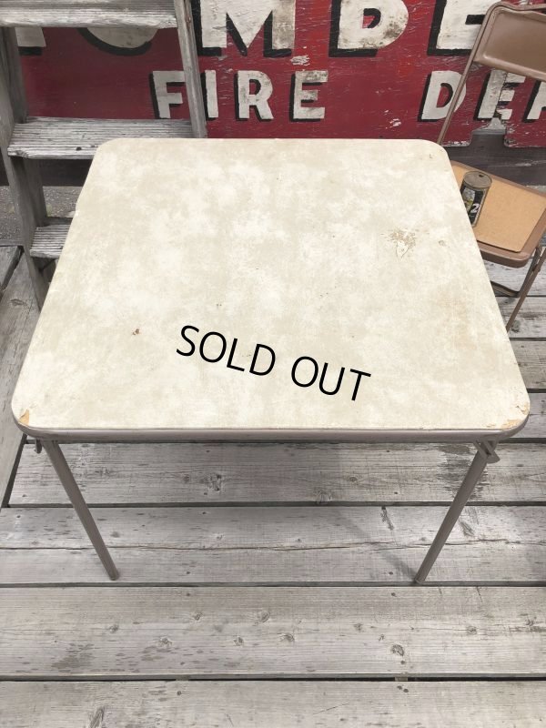 画像4: Vintage Metal Folding Table (C085)