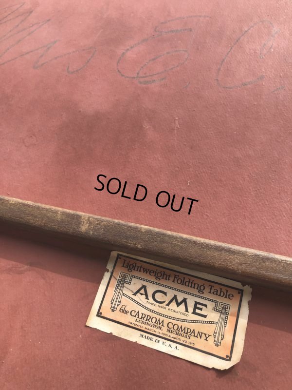 画像16: Vintage Wood Folding Table (C089)