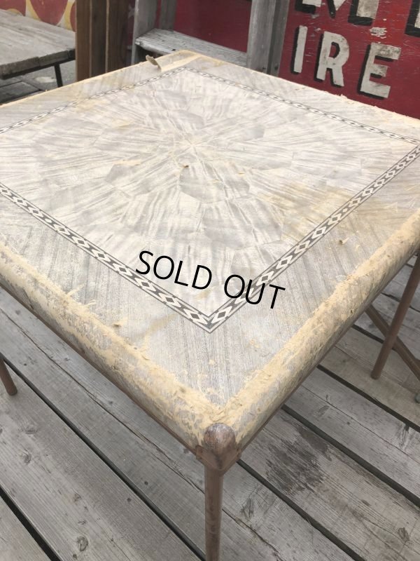 画像8: Vintage Metal Folding Table (C081)