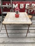 画像1: Vintage Metal Folding Table (C081) (1)