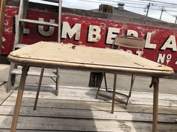 画像12: Vintage Metal Folding Table (C088)