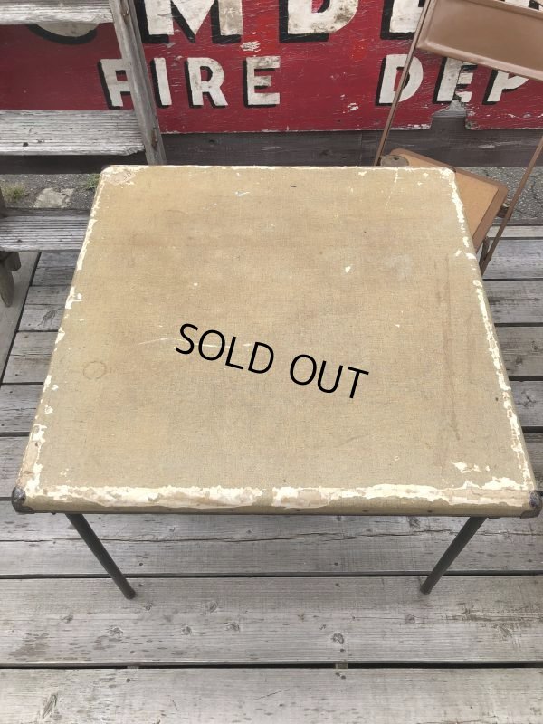 画像9: Vintage Metal Folding Table (C080)
