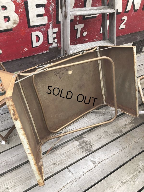 画像9: Vintage Metal Folding Table (C090)