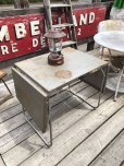 画像20: Vintage Metal Folding Table (C091)