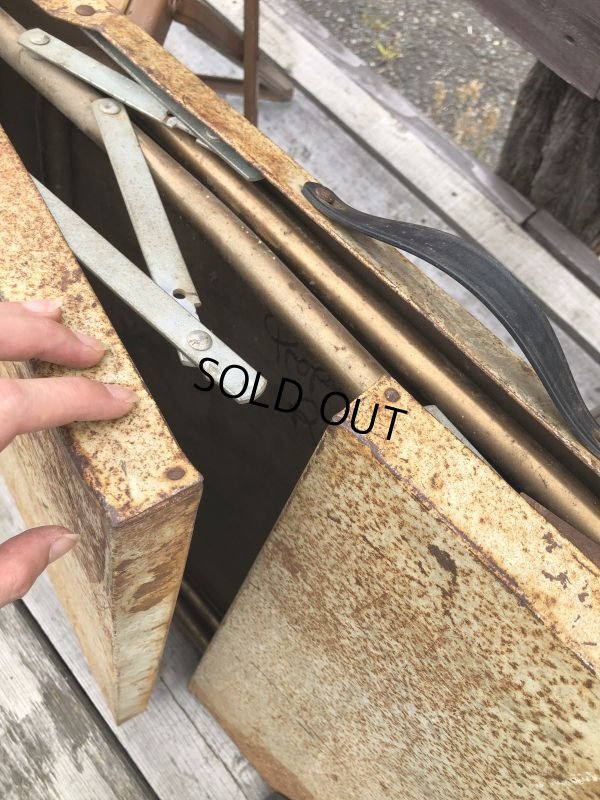 画像7: Vintage Metal Folding Table (C090)