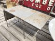 画像14: Vintage Metal Folding Table (C091)