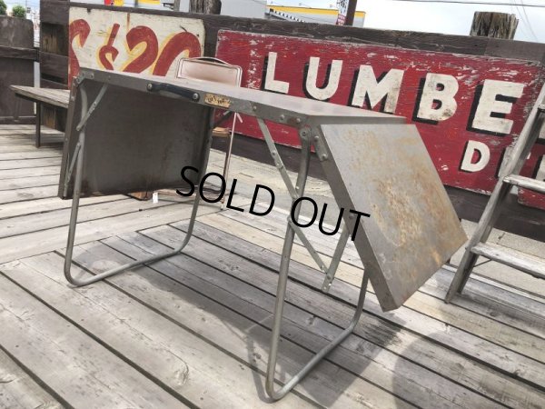 画像15: Vintage Metal Folding Table (C091)