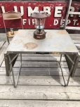 画像2: Vintage Metal Folding Table (C091) (2)