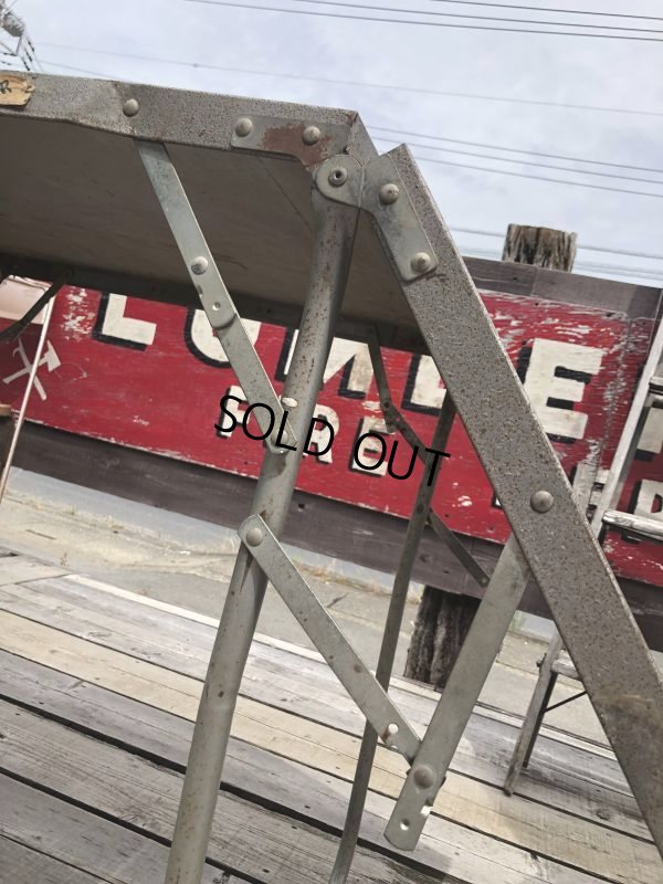画像16: Vintage Metal Folding Table (C091)
