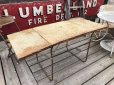 画像20: Vintage Metal Folding Table (C090)