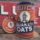 Vintage Tin Can QUICK QUAKER OATS 1990 (B936)