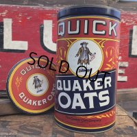 Vintage Tin Can QUICK QUAKER OATS 1990 (B936)