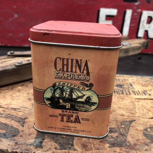 画像2: Vintage Tin Can CHINA EXPRESS TEA (B932)