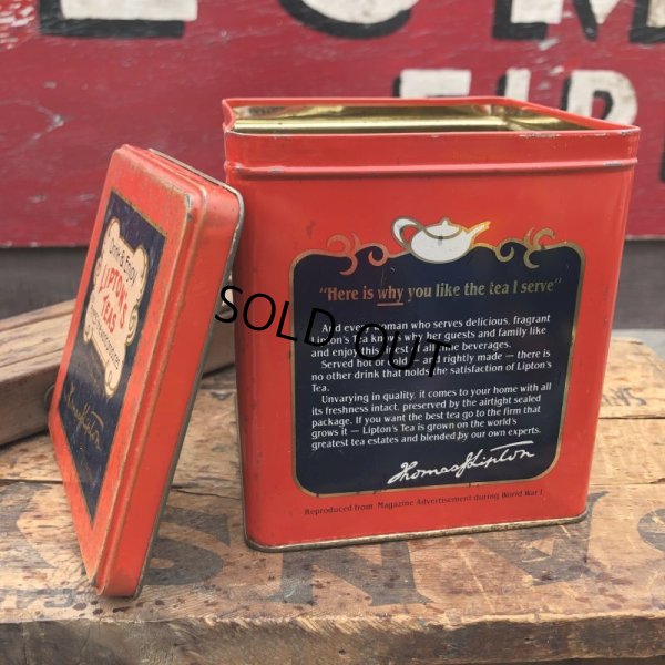 画像3: Vintage Tin Can LIPTON TEA (B929)