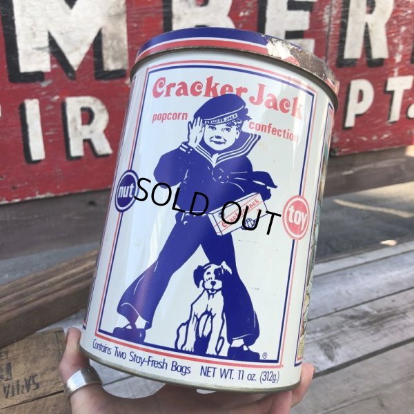 画像1: Vintage Tin Can Cracker Jack 1990 (B937)