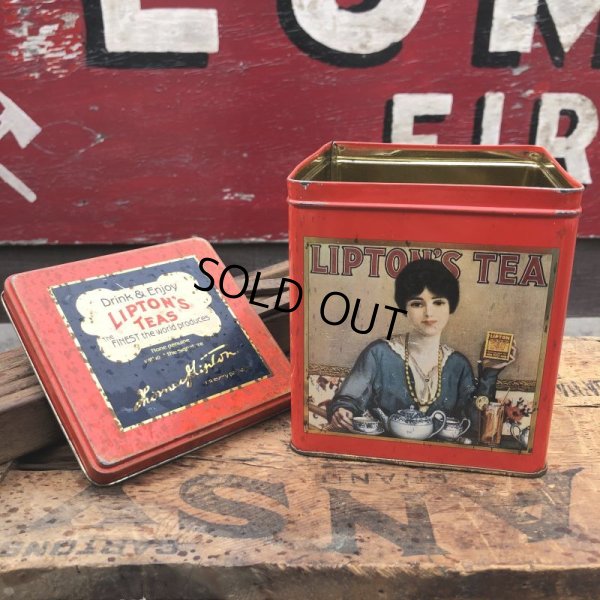 画像2: Vintage Tin Can LIPTON TEA (B929)
