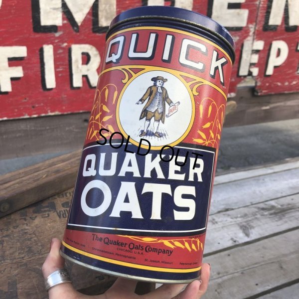 画像9: Vintage Tin Can QUICK QUAKER OATS 1990 (B936)