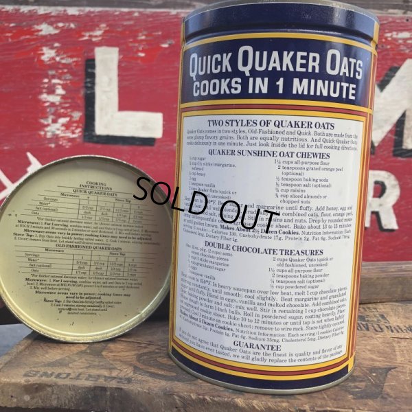 画像3: Vintage Tin Can QUICK QUAKER OATS 1990 (B936)