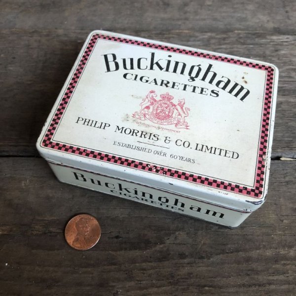 画像2: Vintage Can Philip Morris Buckingham Cigarettes (C104)