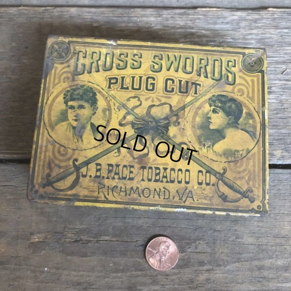 画像9: Vintage Can CROSS SWORDS Tobacco (C106)