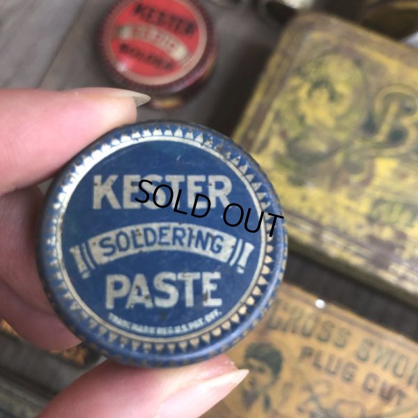 画像1: Vintage Can KESTER SOLDERING PASTE (C092)