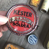 Vintage Can KESTER RADIO SOLDER (C093)