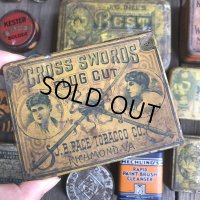 Vintage Can CROSS SWORDS Tobacco (C106)