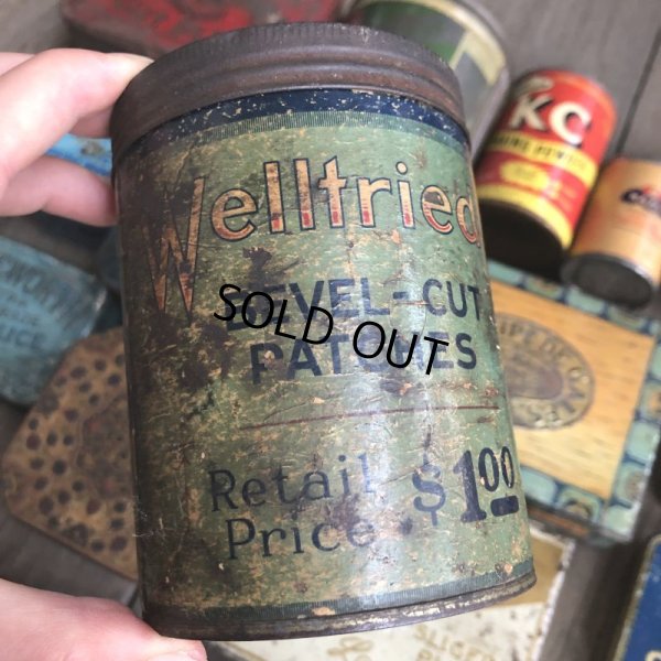 画像1: Vintage Can Welltried Bevel-Cut Patches (C110)