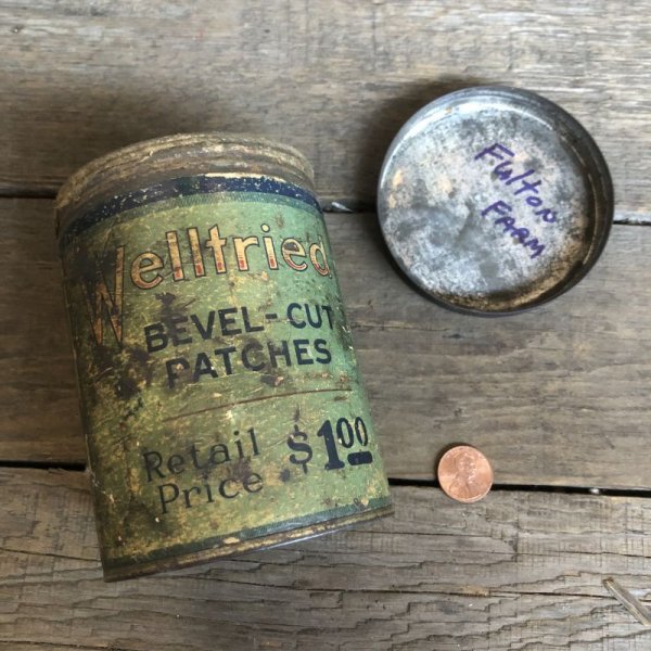 画像2: Vintage Can Welltried Bevel-Cut Patches (C110)