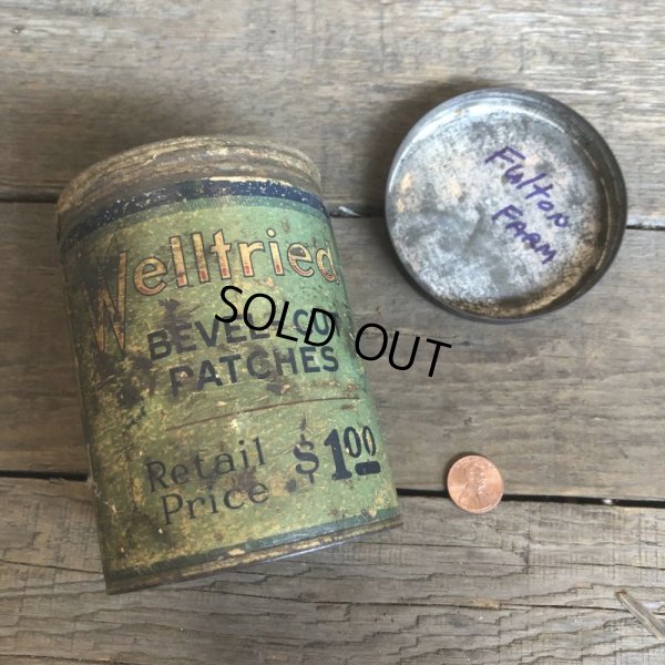 画像2: Vintage Can Welltried Bevel-Cut Patches (C110)