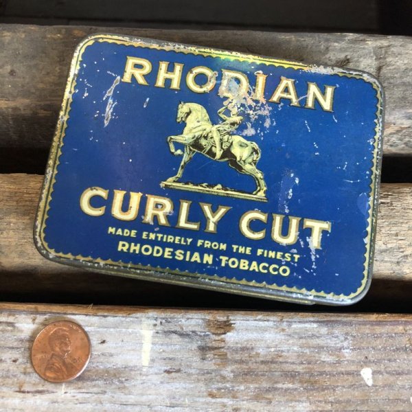 画像2: Vintage Can RHODIAN CURLY CUT Tobacco (C097)