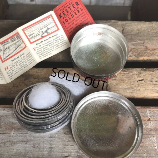 画像3: Vintage Can KESTER RADIO SOLDER (C093)